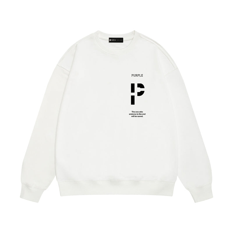Purple Brand P Logo Crewneck Sweatshirt
