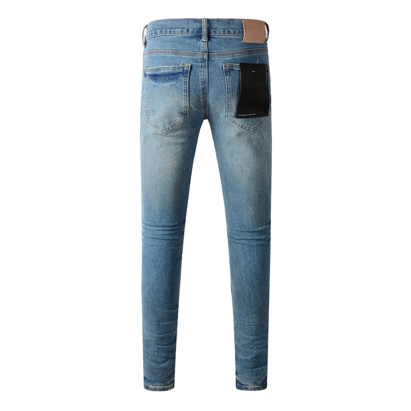 Purple Brand Heavy Rip Repair Stitch Slim Jeans 9073