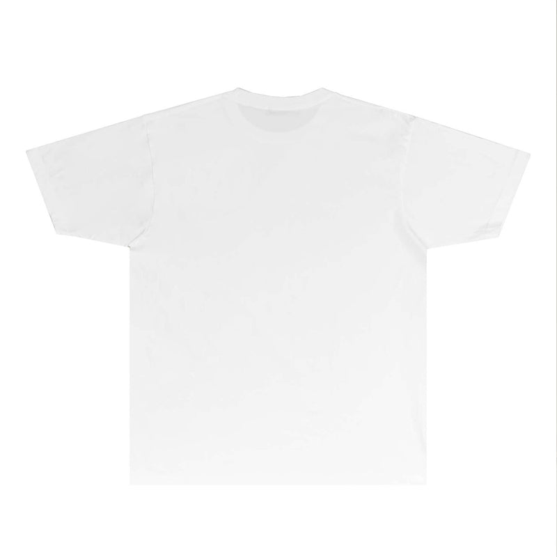 Purple Brand Abstract Oil Painting Print Tee