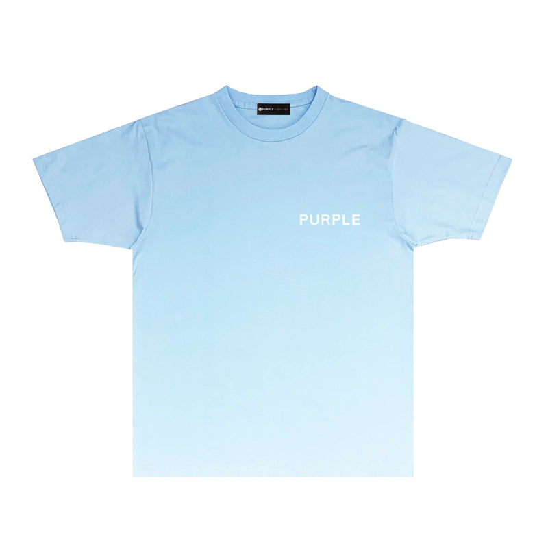 Purple Brand Splatter Face Back Print Tee