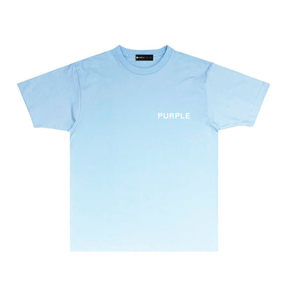 Purple Brand Splatter Face Back Print Tee
