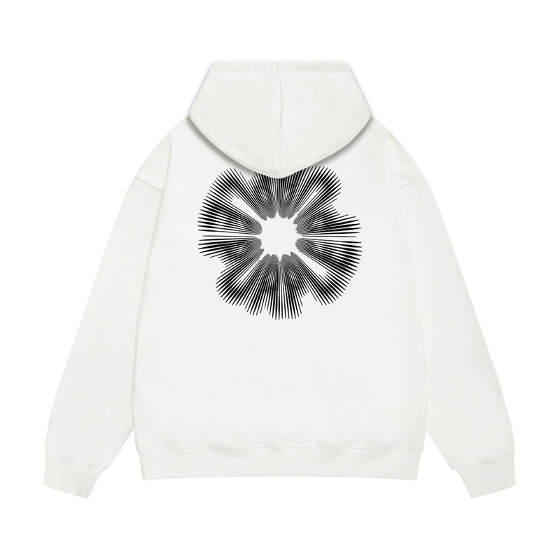 Purple Brand Radial Burst Circle Logo Pullover Hoodie